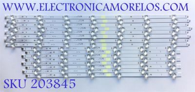 KIT DE LED'S PARA TV VIZIO ( 16 PZ )/ NUMERO DE PARTE LB70000T / LB7000T V1 20210515 / M70Q6-R / 7839-760015-04681301 / MODELO M70Q6-J03 LFTRJ4KX